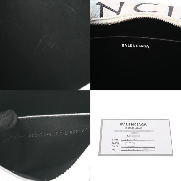 Balenciaga Everyday Leather Shoulder Bag White Multicolor - Picture 12 of 12